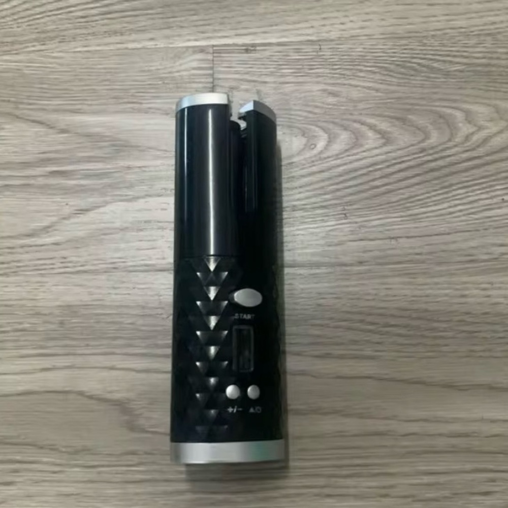 Black and Silver Automatic Hair Curler